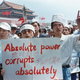 Journalists in Tiananmen Square, 1989.